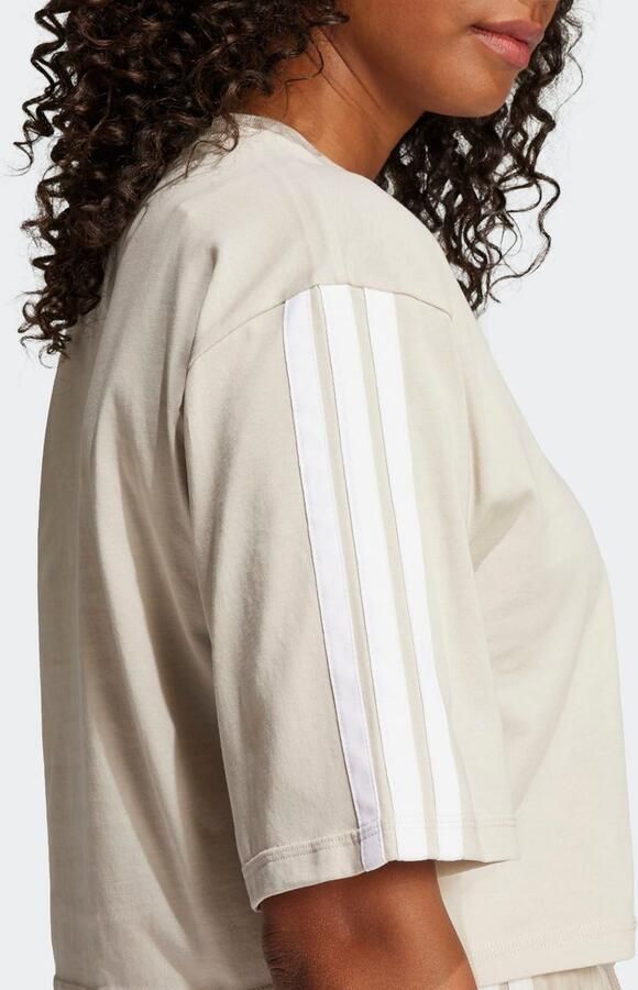 Adidas Essentials 3-stripes Cotton Loose T-shirt Dames - Foto 4