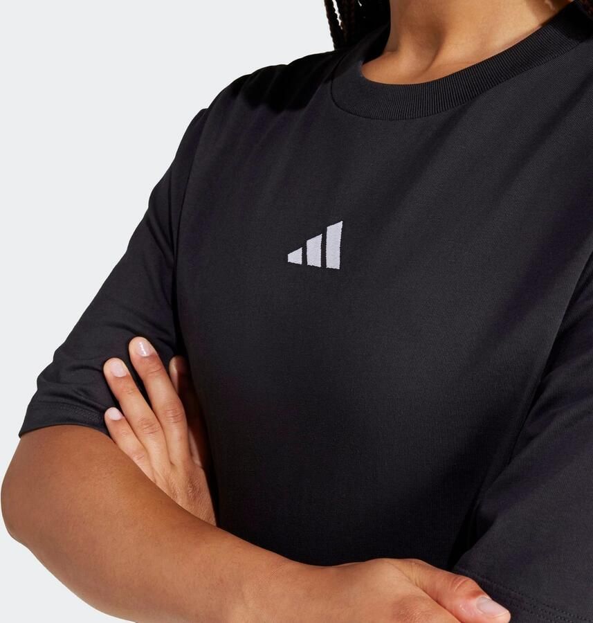 Adidas Essentials 3-stripes Cotton Loose T-shirt Dames