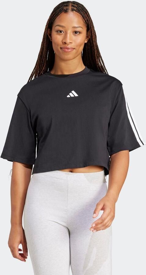 Adidas Essentials 3-stripes Cotton Loose T-shirt Dames - Foto 8