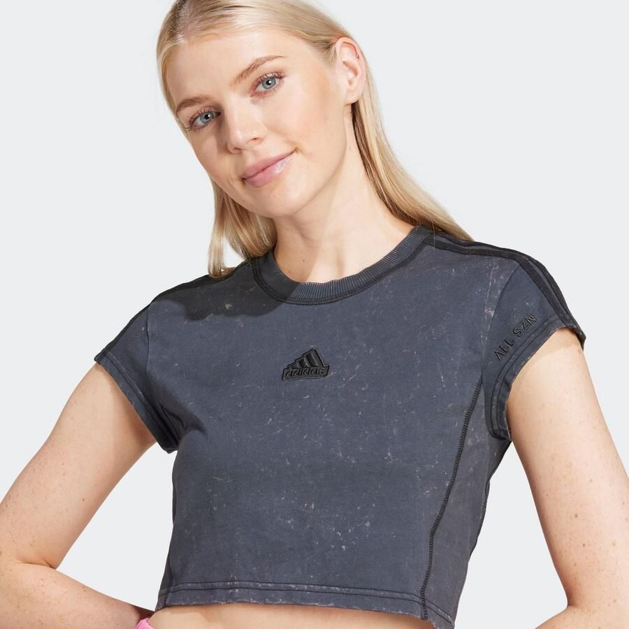 ADIDAS SPORTSWEAR Kort T-shirt met labelstitching - Foto 7