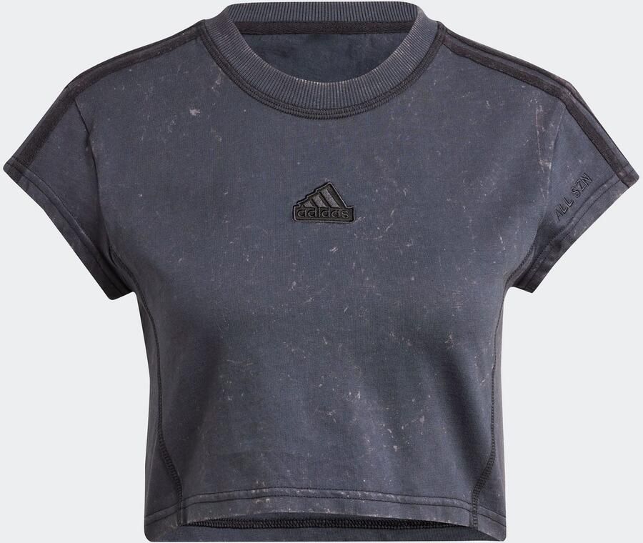 ADIDAS SPORTSWEAR Kort T-shirt met labelstitching