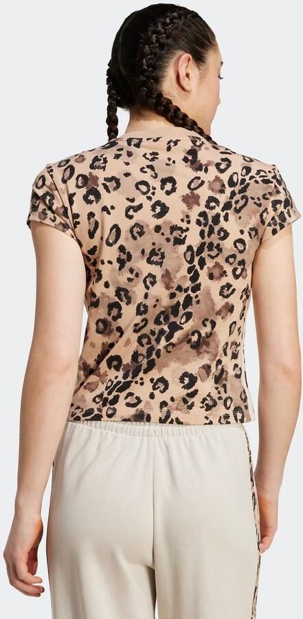 Adidas T-shirt Korte Mouw Animal Print 3-Stripes T-Shirt - Foto 4