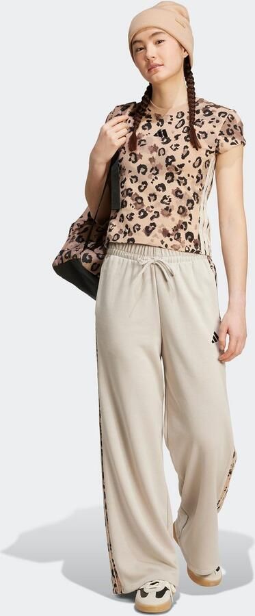 Adidas T-shirt Korte Mouw Animal Print 3-Stripes T-Shirt - Foto 5