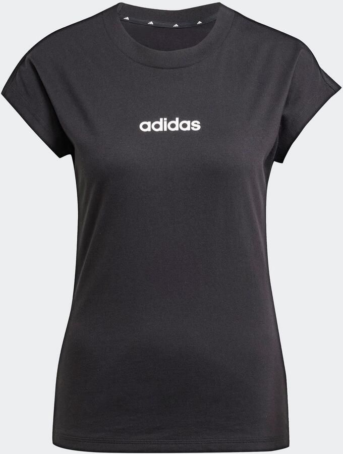 Adidas Sportswear T-shirt W LIN SJ T Basic T-shirt van zacht materiaal - Foto 2