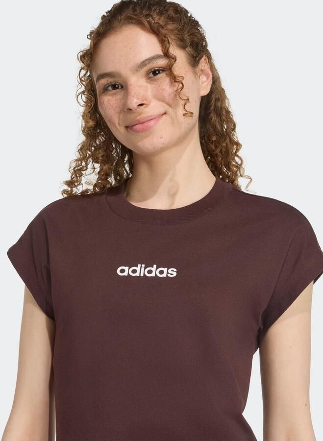 Adidas Sportswear T-shirt W LIN SJ T Basic T-shirt van zacht materiaal - Foto 2
