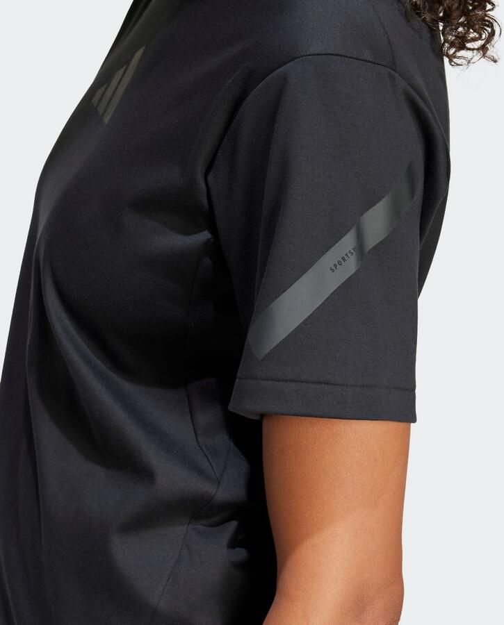 Adidas Z.N.E. T-Shirt Zwart- Dames Zwart - Foto 3