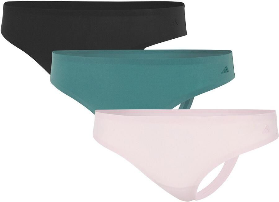 Adidas Sportswear Tanga Active Light Flex elastische band multipack single jersey-kwaliteit comfortabel (Set van 3)