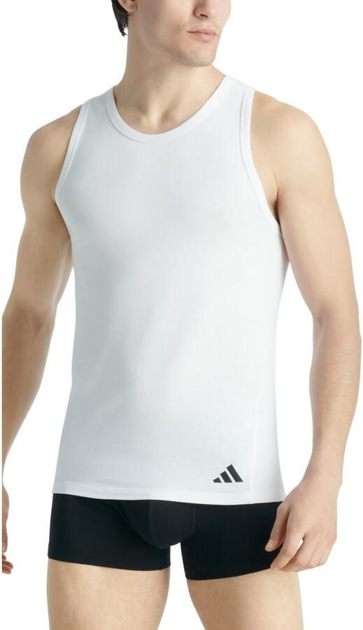 Adidas Sportswear Tanktop Active Flex Cotton Ergonomisch met geventileerd mesh-passtuk op de rug elastisch ronde hals (Set van 2) - Foto 2