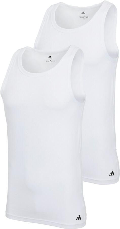Adidas Sportswear Tanktop Active Flex Cotton Katoenmix elastisch ronde hals (Set van 2) - Foto 6