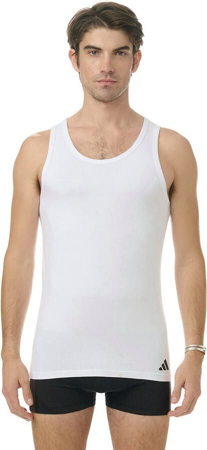 Adidas Sportswear Tanktop Active Flex Cotton Katoenmix elastisch ronde hals (Set van 2) - Foto 5