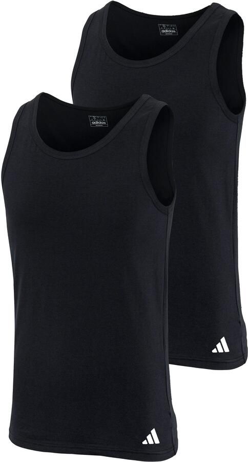 Adidas Sportswear Tanktop Active Flex Cotton Katoenmix elastisch ronde hals (Set van 2) - Foto 6