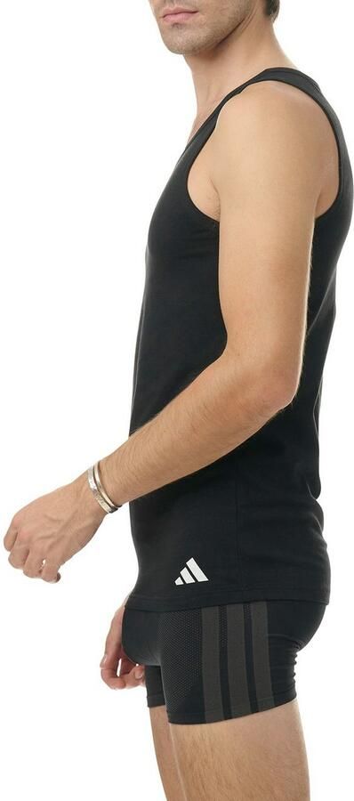 Adidas Sportswear Tanktop Active Flex Cotton Katoenmix elastisch ronde hals (Set van 2) - Foto 4