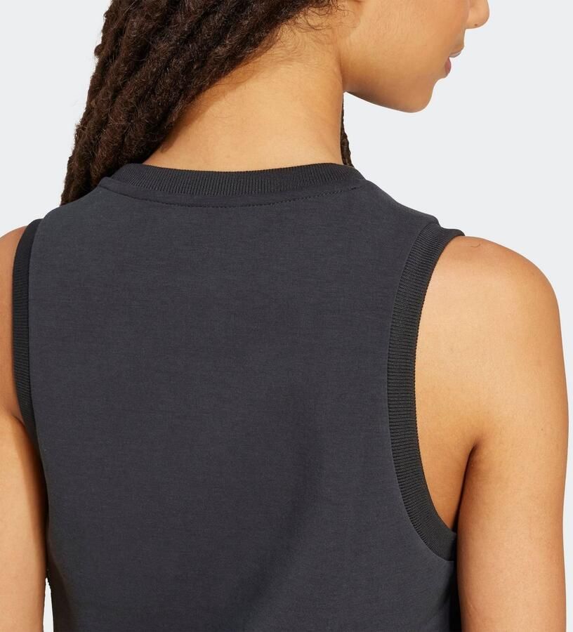 Adidas Sportswear Tanktop met logo en ronde hals