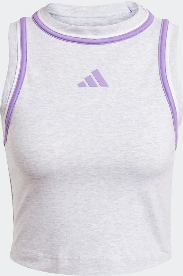 Adidas Essentials Color-Pop Cotton Crop Tanktop - Foto 6