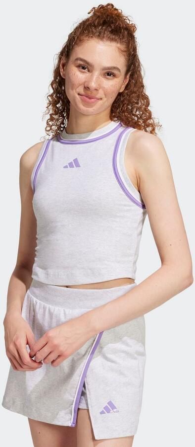 Adidas Essentials Color-Pop Cotton Crop Tanktop - Foto 5