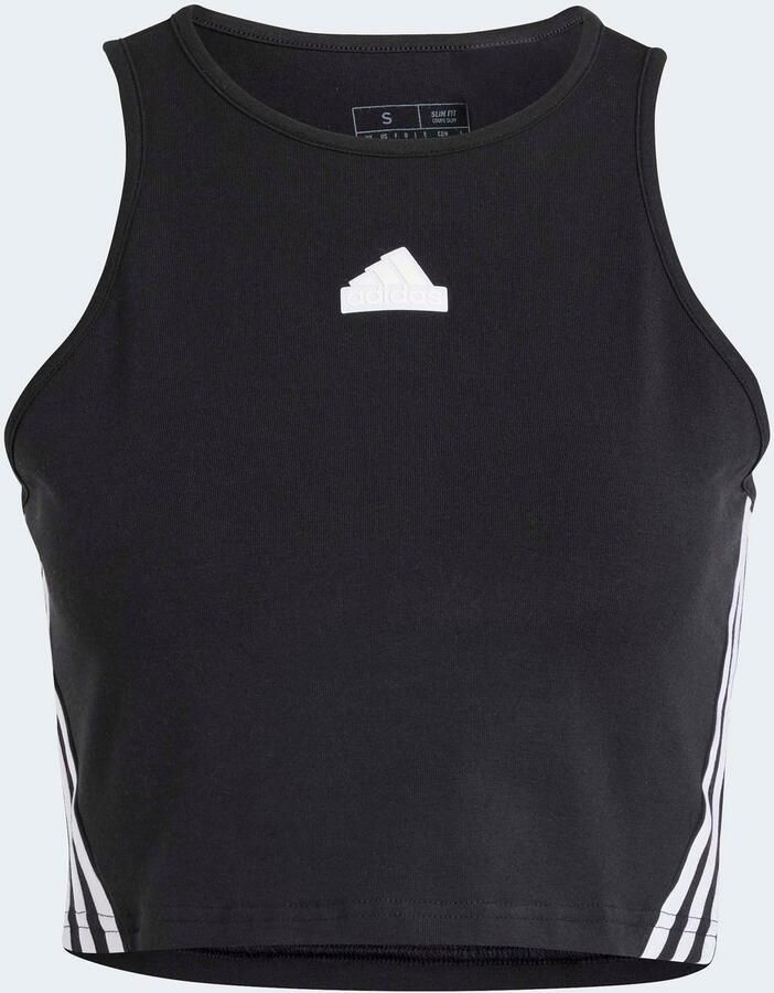 Adidas Future Icons 3 Stripes Tank Top Black Dames - Foto 3