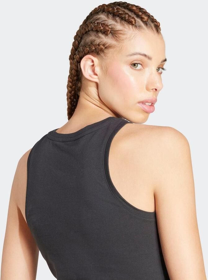 Adidas Essentials Linear Slim-Fit Katoenen Tanktop - Foto 2