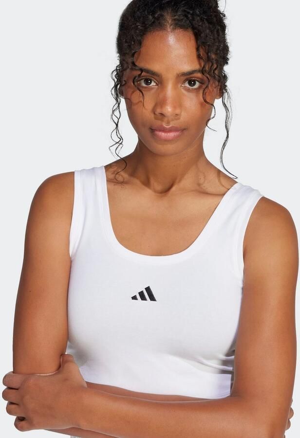 Adidas Essentials Small Logo Katoenen Lifestyle Tanktop - Foto 3