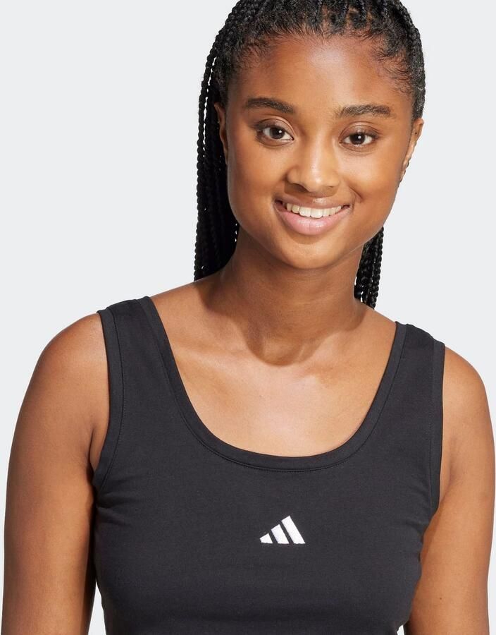 Adidas Essentials Small Logo Katoenen Lifestyle Tanktop - Foto 4