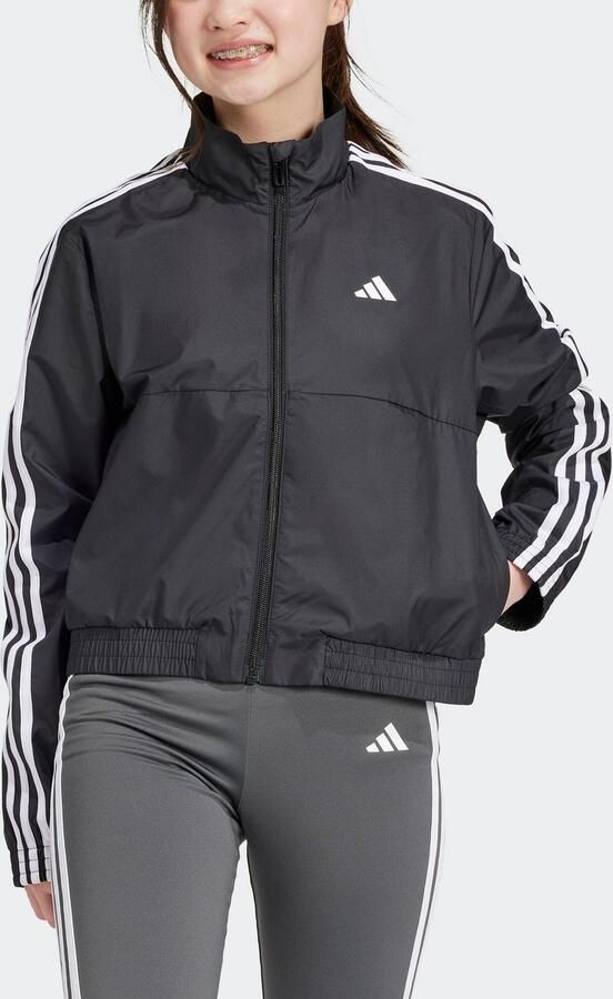 Adidas Girls' Woven Jacket Junior Zwart- Dames Zwart - Foto 13