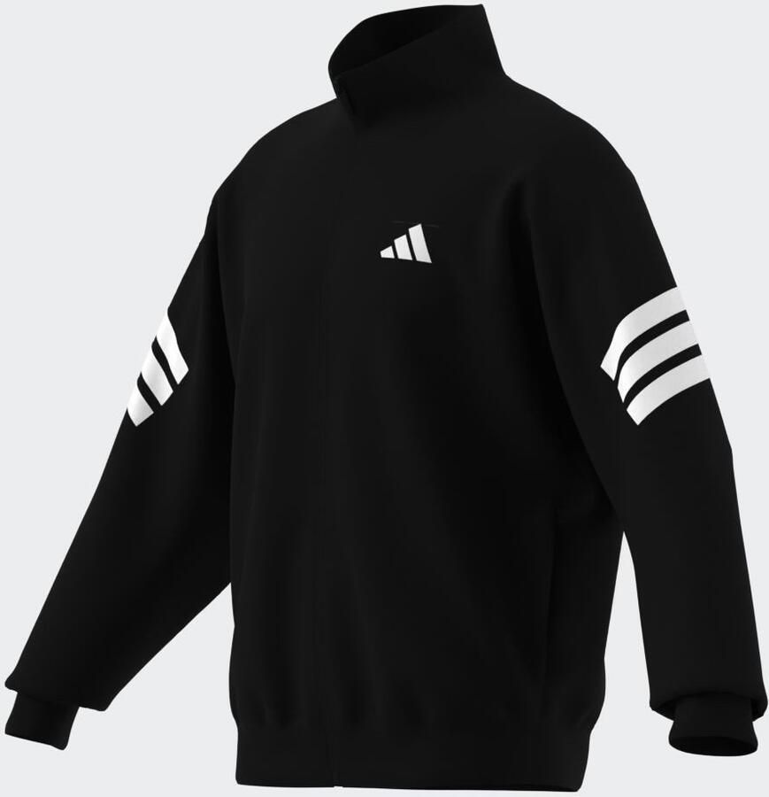 Adidas Sportswear Regular fit sweatjack met opstaande kraag