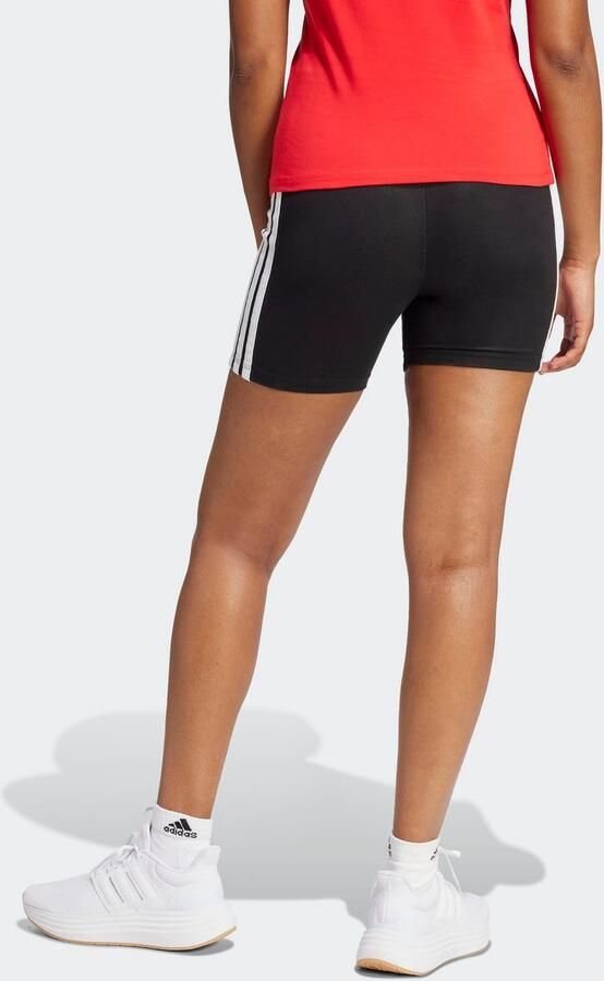 Adidas Sportswear Trainingstights W 3S SJ BK SHO korte leggings middelhoge band platte elastische band (1-delig) - Foto 5