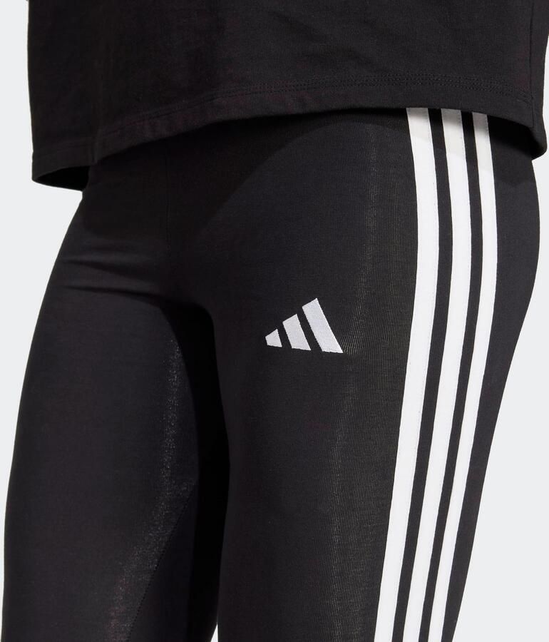 Adidas Legging Legginsy Essentials 3-Stripes Cotton taille haute - Foto 4