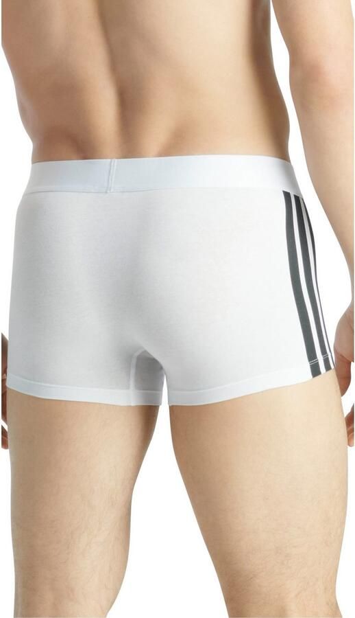 Adidas Sportswear Trunk Active Flex Cotton 3 Strepen flexibele 4-way stretch elastisch logoband zonder opening (Set van 2) - Foto 3
