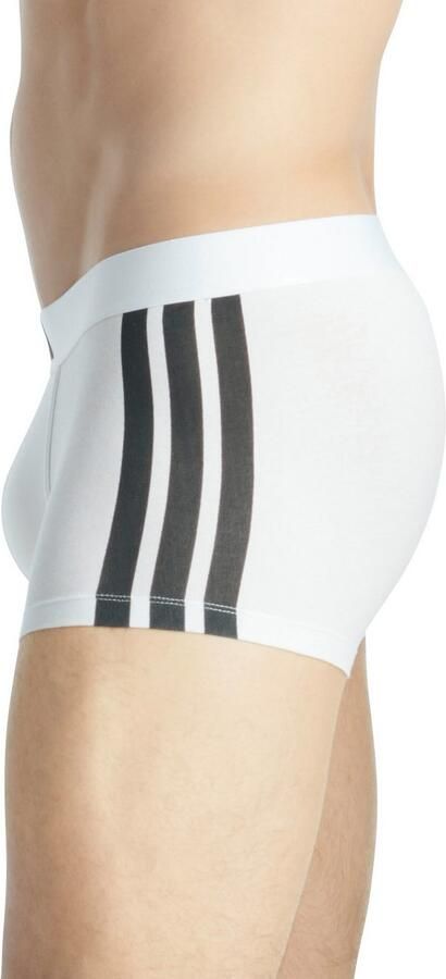 Adidas Sportswear Trunk Active Flex Cotton 3 Strepen flexibele 4-way stretch elastisch logoband zonder opening (Set van 2) - Foto 5