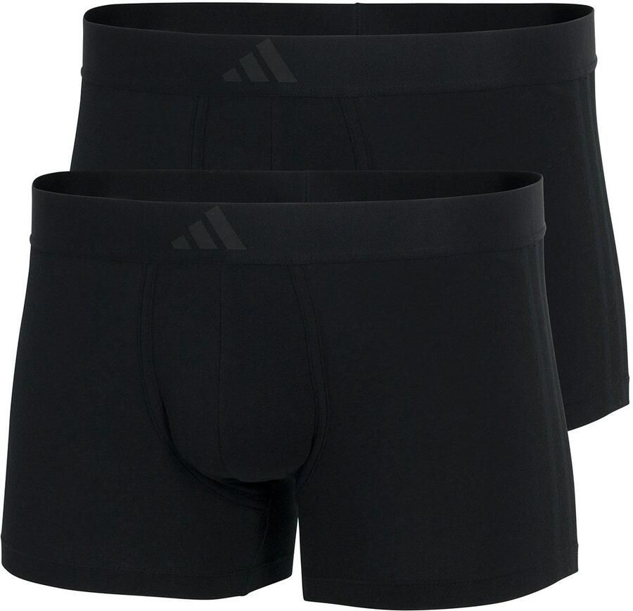 Adidas Sportswear Trunk Active Flex Cotton 3 Strepen flexibele 4-way stretch elastisch logoband zonder opening (Set van 2) - Foto 5
