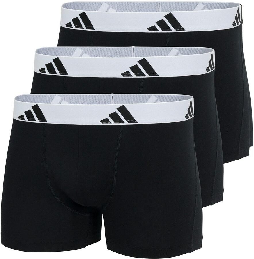 Adidas Sportswear Trunk Active Flex Cotton elastische logoband zonder opening single jersey-kwaliteit (Set van 3) - Foto 7