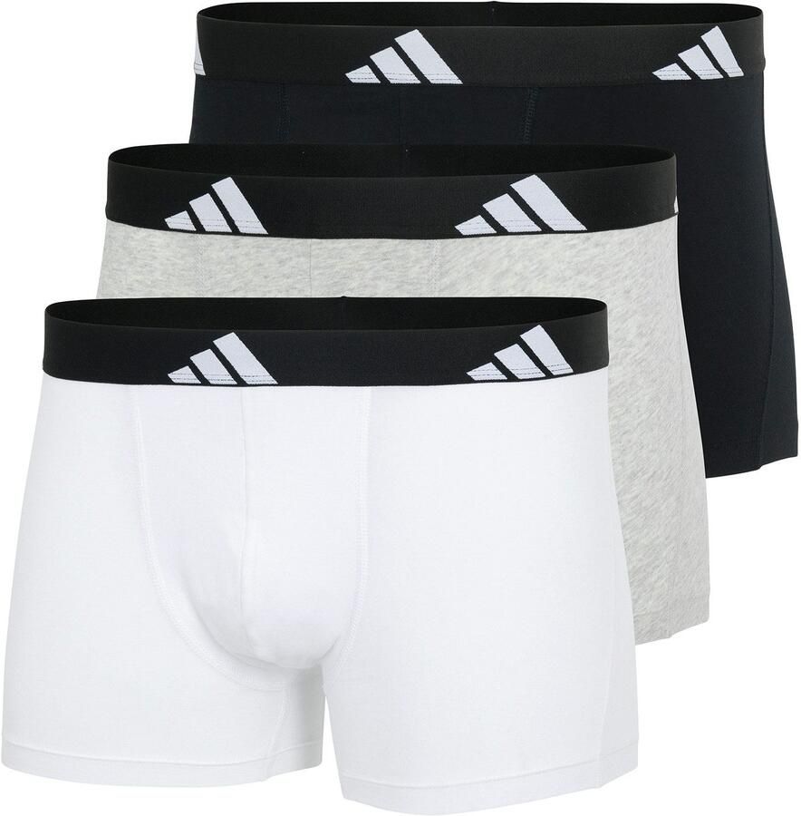 Adidas Sportswear Trunk Active Flex Cotton elastische logoband zonder opening single jersey-kwaliteit (Set van 3) - Foto 7