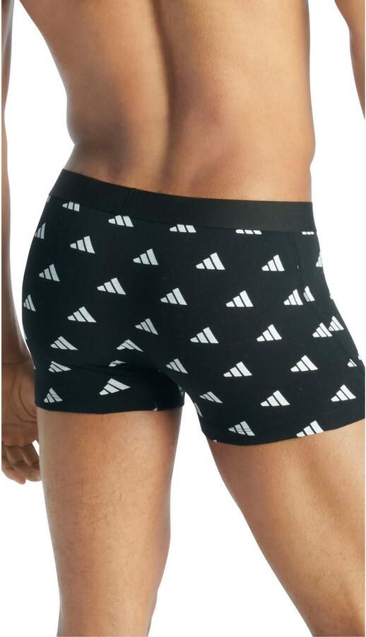 Adidas Sportswear Trunk Active Flex Cotton elastische logoband zonder opening single jersey-kwaliteit (Set van 3) - Foto 3