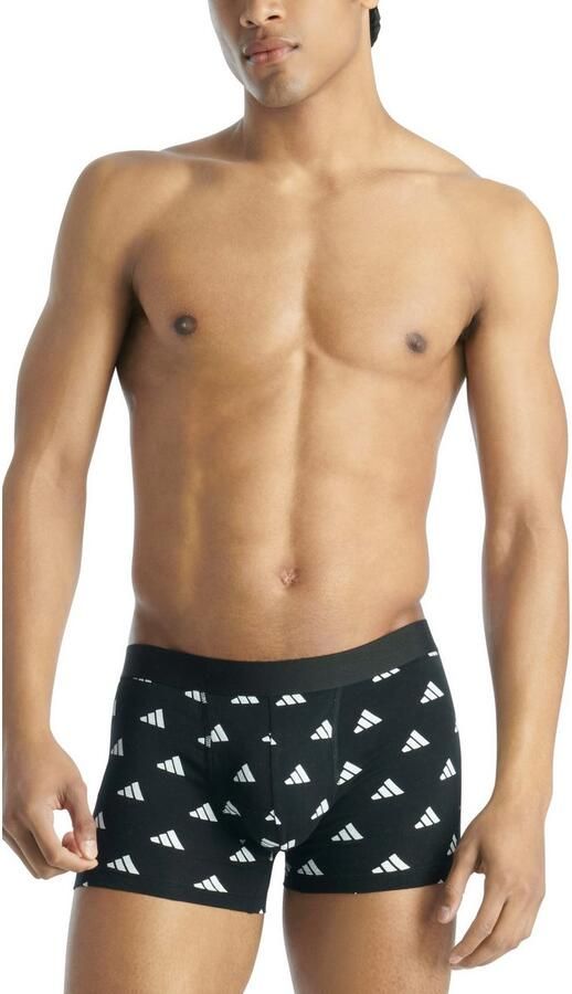 Adidas Sportswear Trunk Active Flex Cotton elastische logoband zonder opening single jersey-kwaliteit (Set van 3) - Foto 4