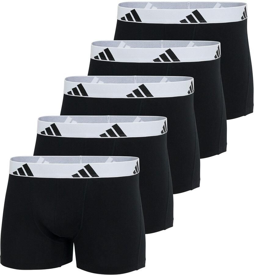 Adidas Sportswear Trunk Active Flex Cotton Multipack elastisch logoband zonder ingreep (Set van 5) - Foto 8