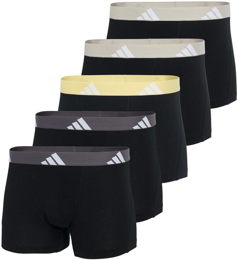 Adidas Sportswear Trunk Active Flex Cotton Multipack elastisch logoband zonder ingreep (Set van 5) - Foto 6