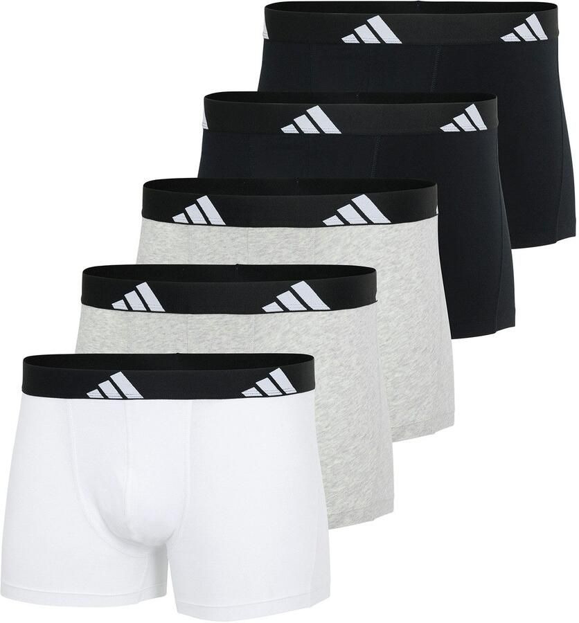 Adidas Sportswear Trunk Active Flex Cotton Multipack elastisch logoband zonder ingreep (Set van 5) - Foto 7