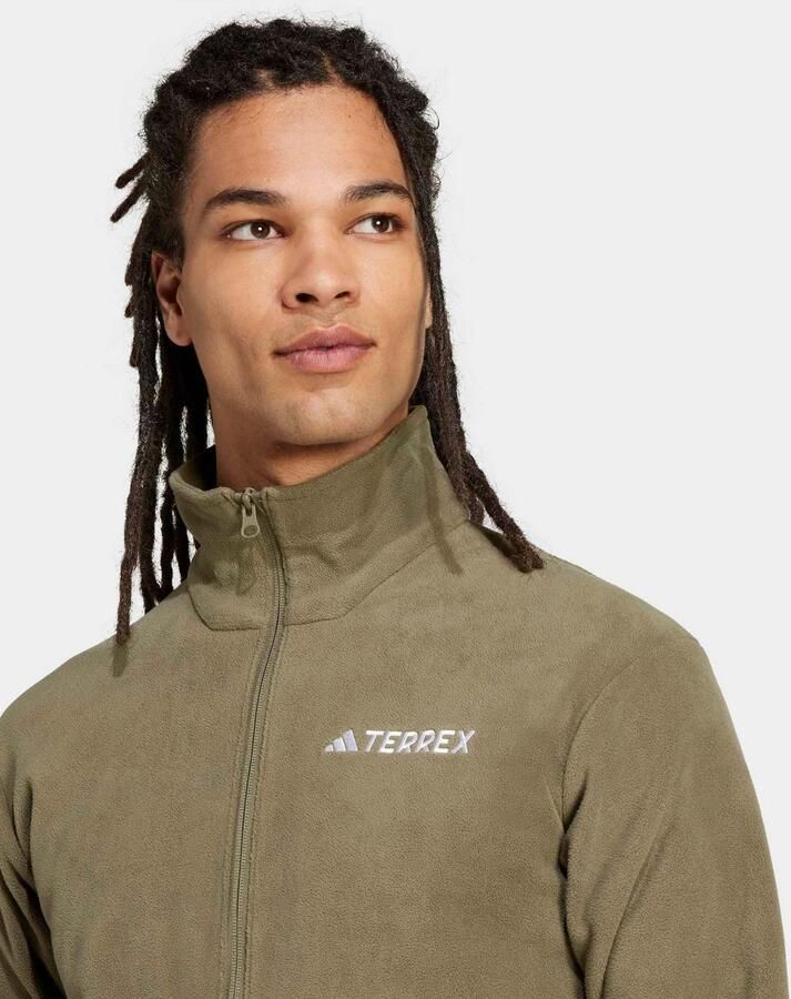 Adidas Multi Essentials Fleece Jack met Lange Ritssluiting - Foto 3