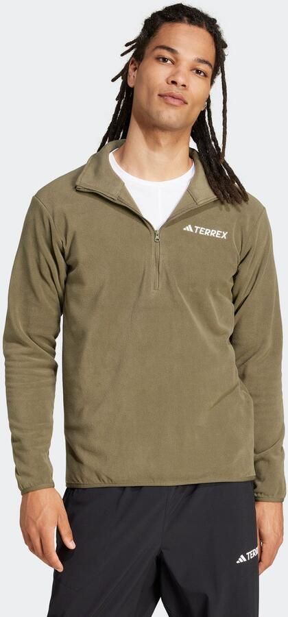 Adidas Multi Essentials Fleece Jack met Halflange Rits - Foto 6
