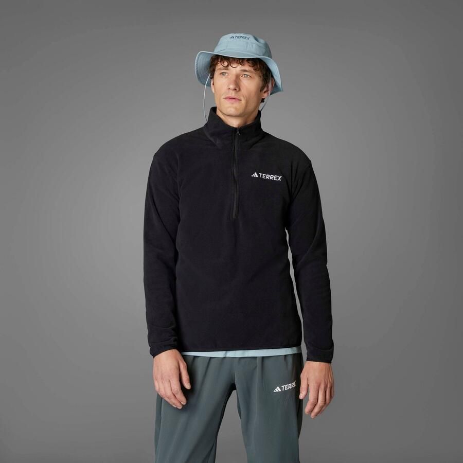 Adidas Multi Essentials Fleece Jack met Halflange Rits - Foto 2