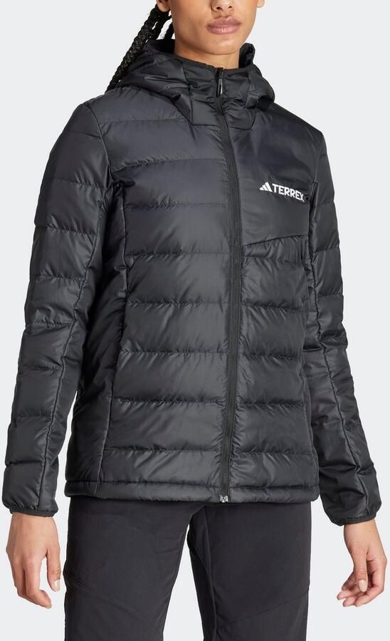 Adidas Terrex Multi Light Donsjack met Capuchon Zwart- Dames Zwart - Foto 7