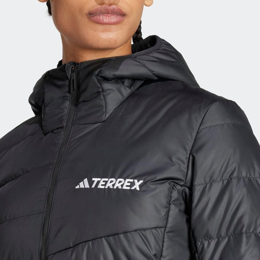 Adidas Terrex Multi Light Donsjack met Capuchon Zwart- Dames Zwart - Foto 2