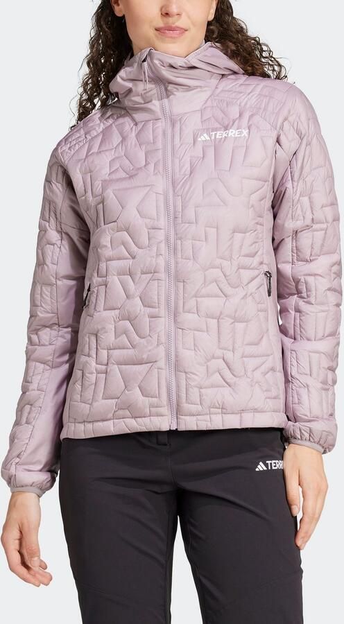 Adidas Terrex Xperior PrimaLoft Loose Fill Insulated Capuchonjack Paars- Dames Paars - Foto 4