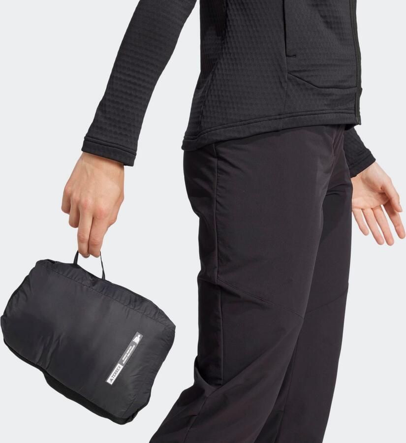 Adidas Terrex Xperior PrimaLoft Loose Fill Insulated Capuchonjack Zwart- Dames Zwart - Foto 12