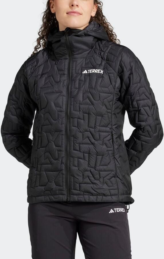 Adidas Terrex Xperior PrimaLoft Loose Fill Insulated Capuchonjack Zwart- Dames Zwart - Foto 8