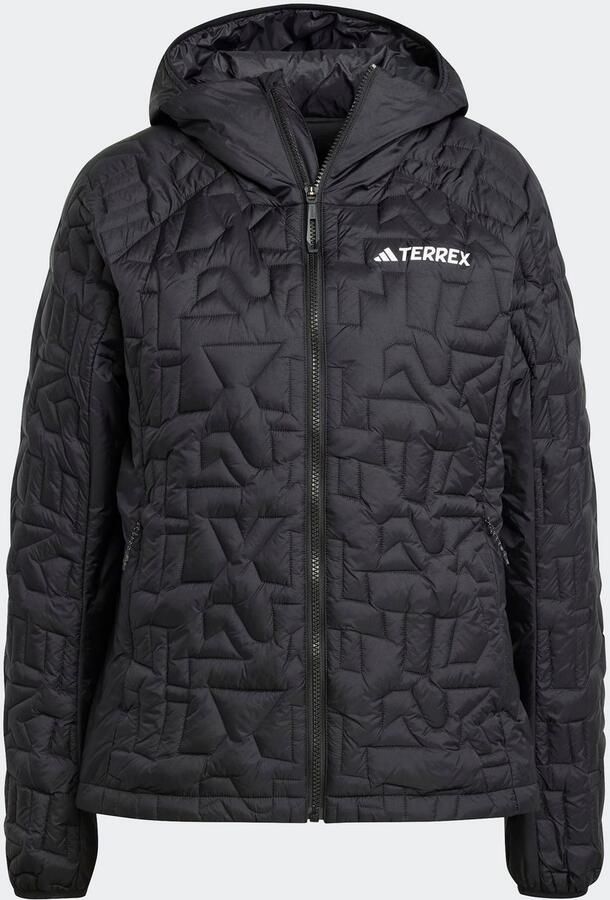 Adidas Terrex Xperior PrimaLoft Loose Fill Insulated Capuchonjack Zwart- Dames Zwart - Foto 7