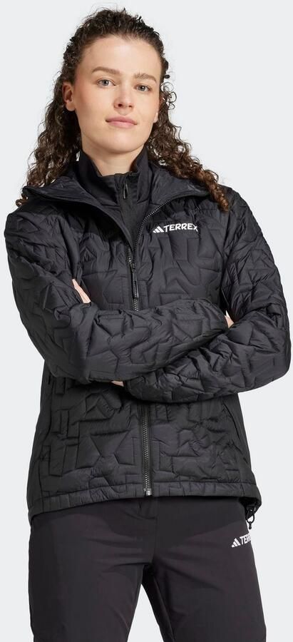 Adidas Terrex Xperior PrimaLoft Loose Fill Insulated Capuchonjack Zwart- Dames Zwart - Foto 11