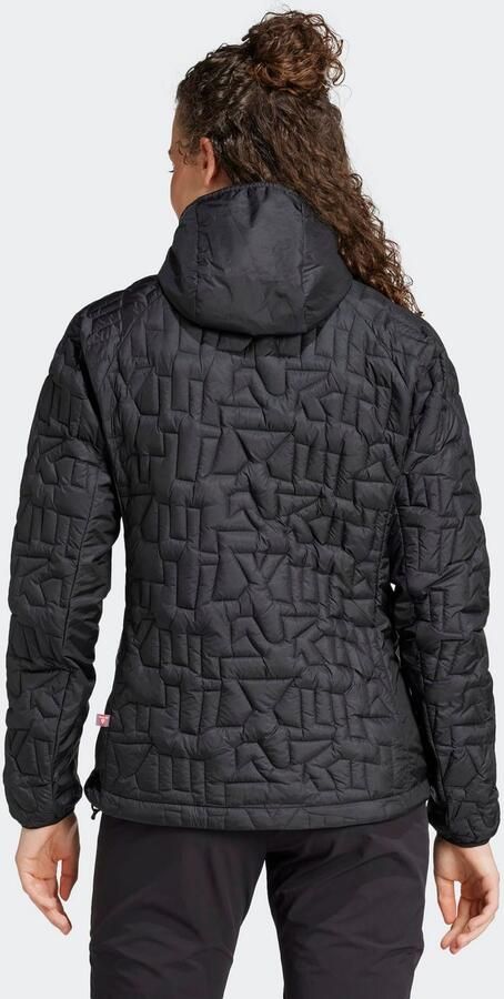 Adidas Terrex Xperior PrimaLoft Loose Fill Insulated Capuchonjack Zwart- Dames Zwart - Foto 9