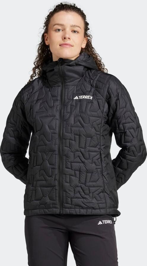 Adidas Terrex Xperior PrimaLoft Loose Fill Insulated Capuchonjack Zwart- Dames Zwart - Foto 10