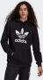 Adidas Originals Zwarte Hoodie met Maxi Trefoil Print Black Heren - Thumbnail 1